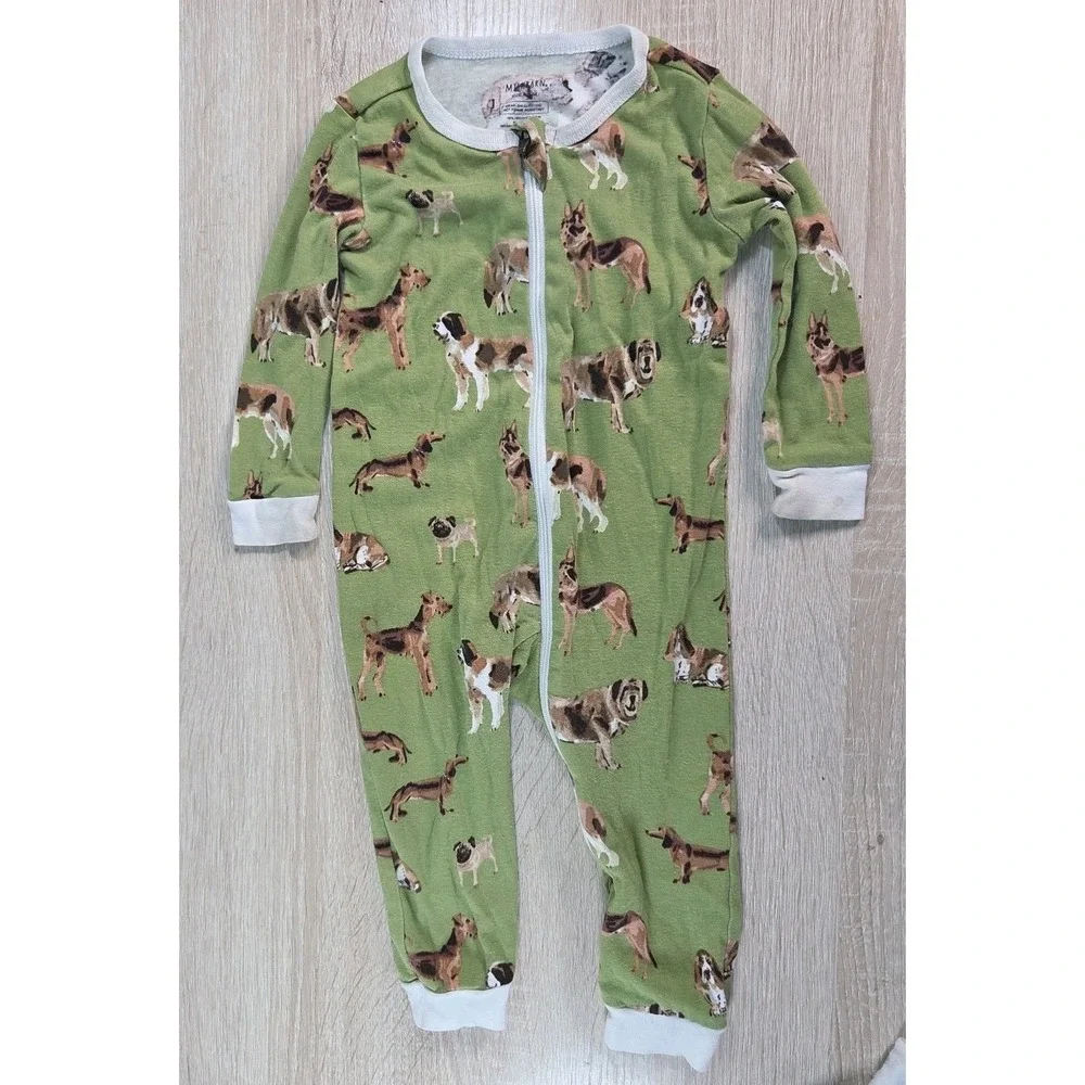 Kate Quinn &‎ Milkbarn Baby Bamboo Bundle 6–12M Cactus Floral Dogs